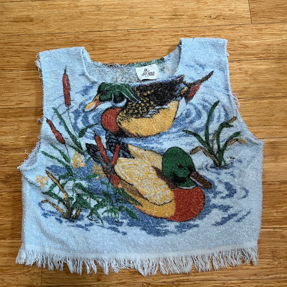 Handmade Towel-material Tank Top